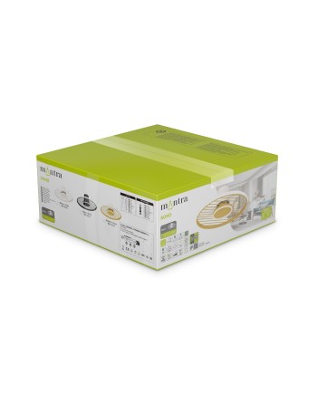 ***OFER/DES*** SOHO * Plafon / Ventilador - Blanco+Madera